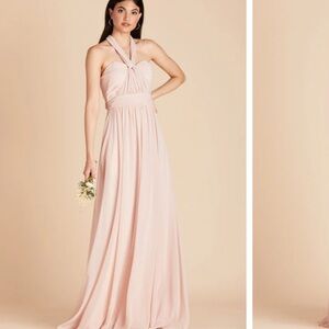 Birdy Grey Grace Dress- Chiffon Pale Blush